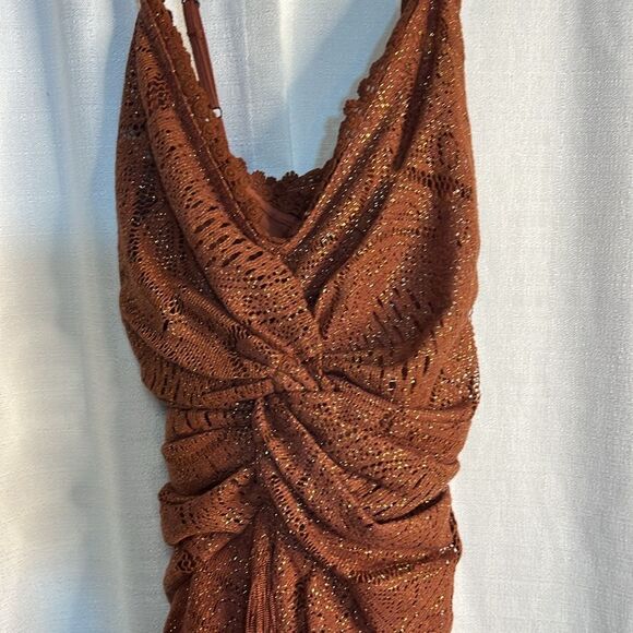 Anthropologie x Bhanuni by Jyoti Crochet Fringe Dress NWOT - Picture 7 of 8